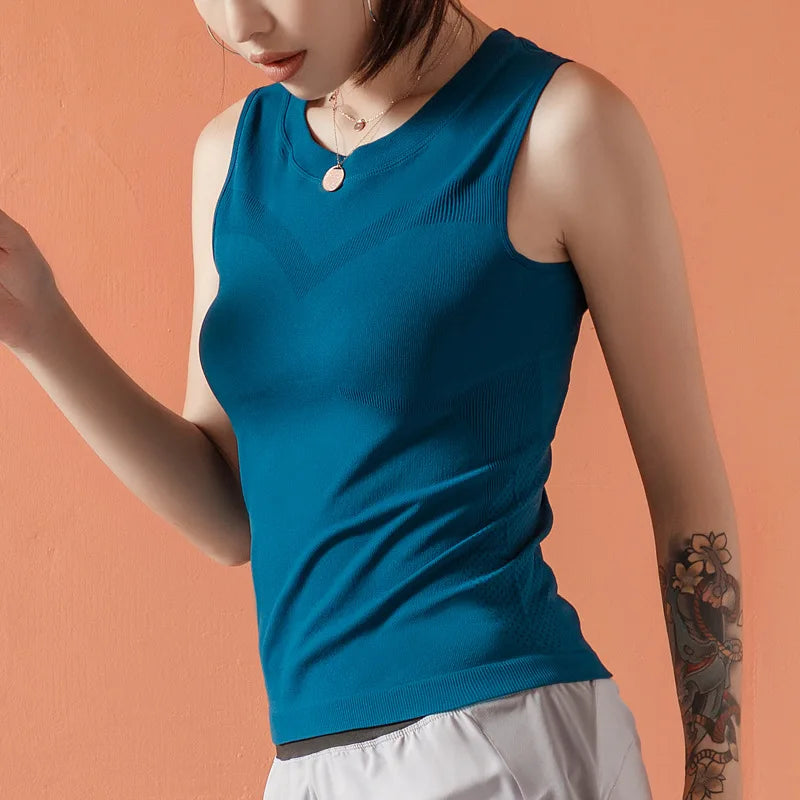 Ladies Sleeveless Shirt