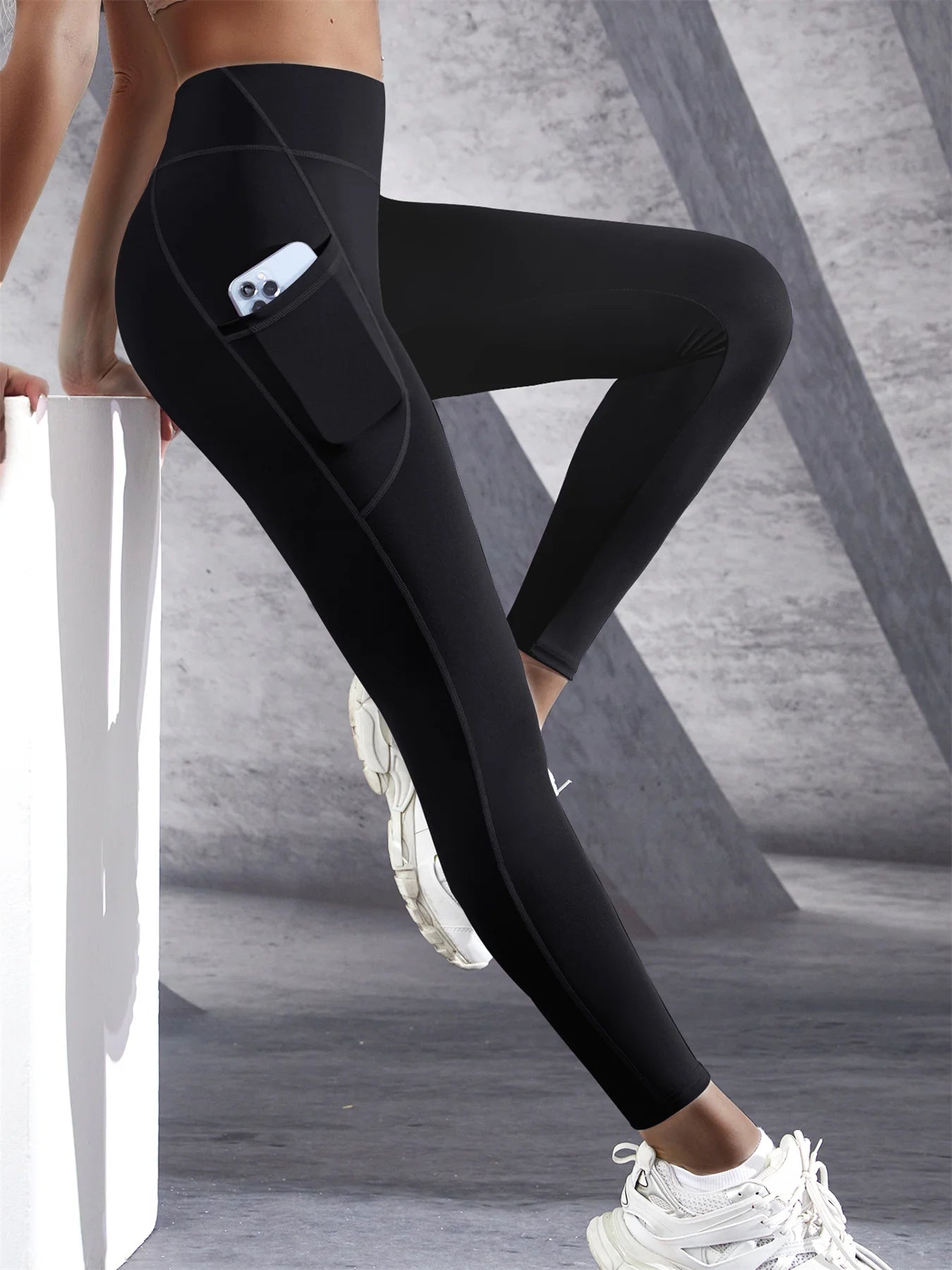 High Waist Yoga Pants Tights With Pockets